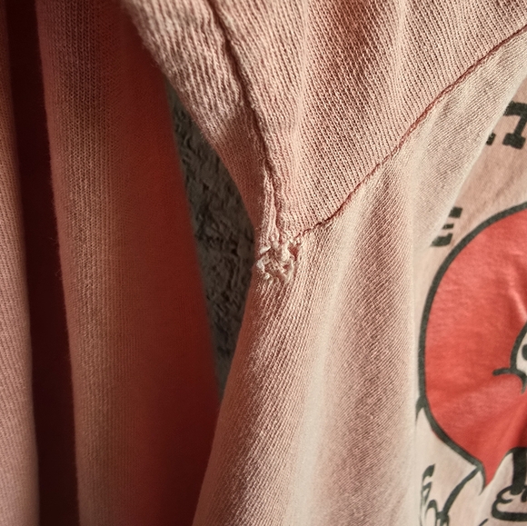 Urban Outfitters Stay Fresh Pink Long Sleeve Oversized Tee Small - Picture 8 of 13